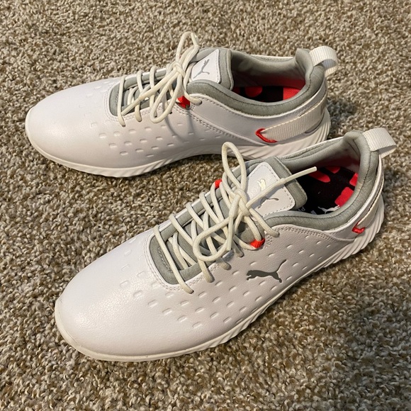 Puma Shoes - Puma White Golf Shoes